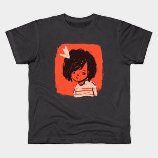 Girl in Red Kids T-Shirt